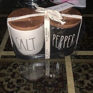 Rae Dunn Salt and Pepper Ceramic Set
